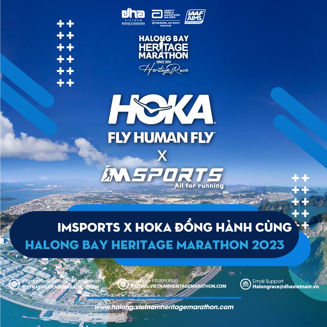 IMSPORTS x HOKA TÀI TRỢ HALONG BAY HERITAGE MARATHON 2023