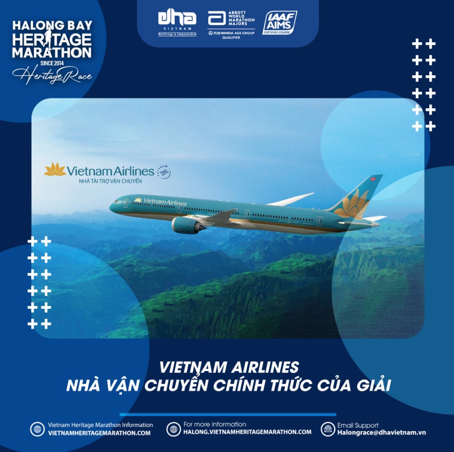FLY WITH VIETNAM AIRLINES TO HALONG BAY HERITAGE MARATHON 2023