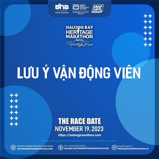 LƯU Ý VĐV GIẢI MARATHON QUỐC TẾ DI SẢN HẠ LONG 2023