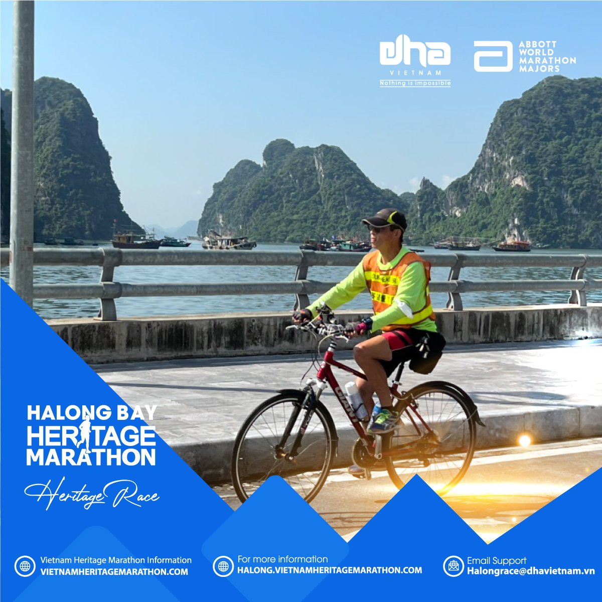 AIMS Chuẩn Hóa Đường Chạy Halong Bay Heritage Marathon 2022