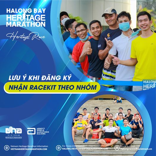 Lưu Ý Khi Nhận Race Kit Halong Bay Heritage Marathon 2022