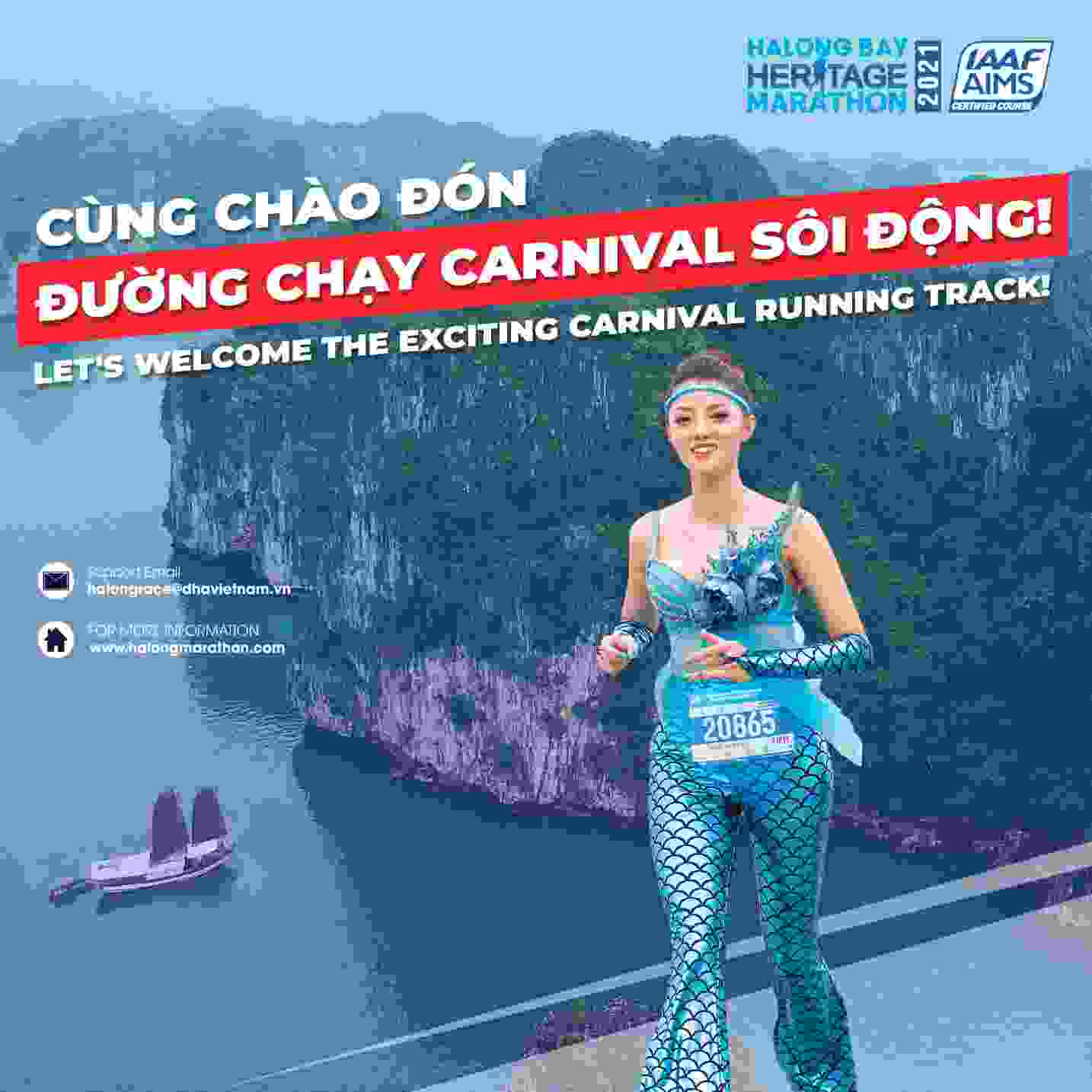 Cơ Hội Trải Nghiệm Carnival Sống Động Cùng Halong Bay Heritage Marathon 2021