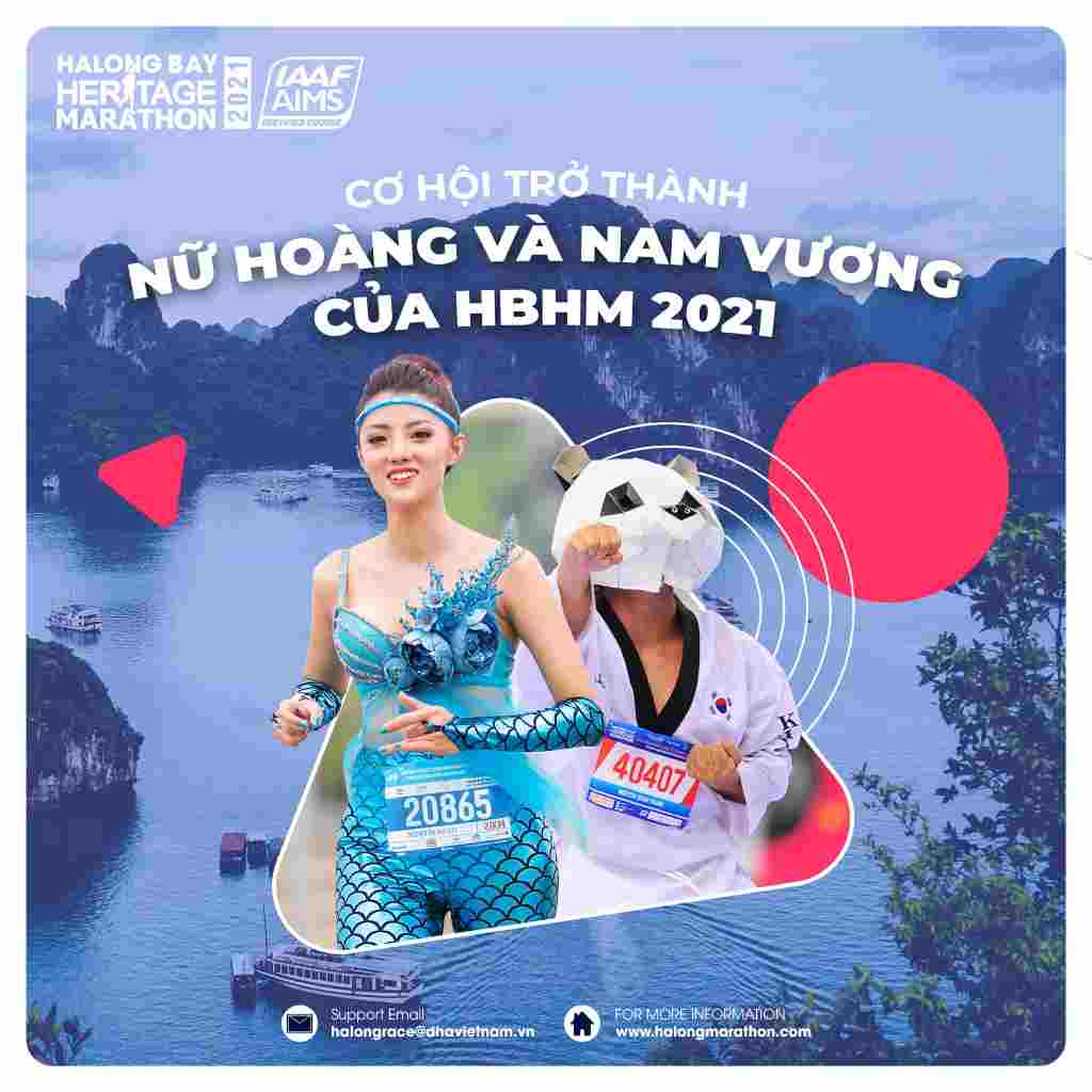Cơ Hội Trở Thành Nữ Hoàng Và Nam Vương Tại Halong Bay Heritage Marathon 2021