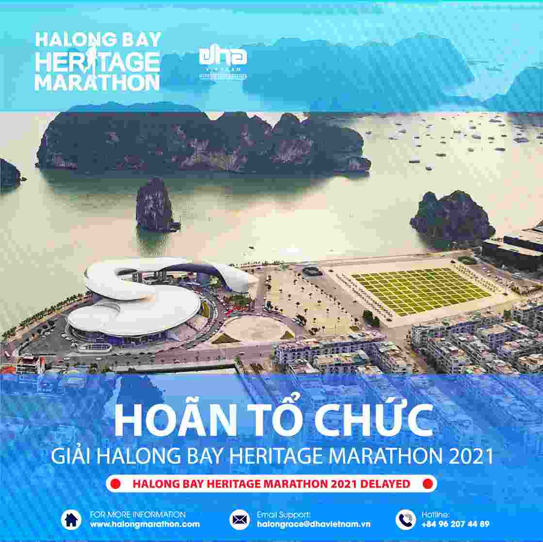 Hoãn Tổ Chức Giải Halong Bay Heritage Marathon 2021