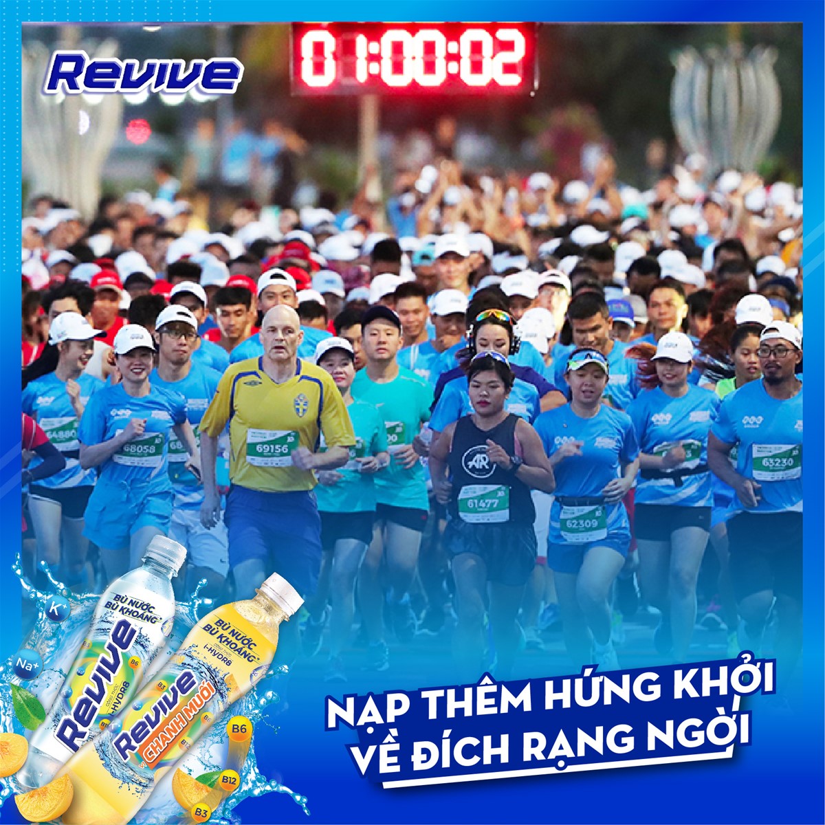 Nước Uống Điện Giải Revive Đồng Hành Cùng Halong Bay Heritage Marathon 2020